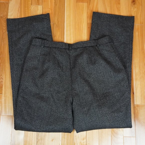 Pendleton Black and White Wool Blend Lined Dress Pants Size 12 - Picture 7 of 7